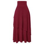 Long Skirt Summer Seaside Resort Beach Skirt Hollow Woven Split Skirt-Skirts-Arimonz-Arimonz