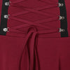 Long Skirt Summer Seaside Resort Beach Skirt Hollow Woven Split Skirt-Skirts-Arimonz-Arimonz