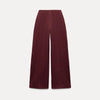 Long Sleeve Crop Top and High Waist Wide Leg Trousers Two Piece Set-Wear To Work Sets-Arimonz-Red pants-S-Arimonz