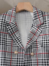 Long Sleeved Flip Top Double Breasted Suit and Skirt Casual Suit Set-Wear To Work Sets-Arimonz-Arimonz