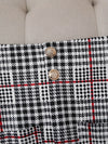 Long Sleeved Flip Top Double Breasted Suit and Skirt Casual Suit Set-Wear To Work Sets-Arimonz-Arimonz