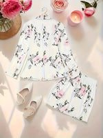 Long Sleeved Flip Top Double Breasted Suit and Skirt Casual Suit Set-Wear To Work Sets-Arimonz-Arimonz