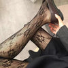 Love Flower Mesh Lolita Stockings Ultra-thin Transparent Hosiery-Socks & Tights-Arimonz-black 4-One Size-Arimonz