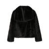 Luxury Chic Faux Fox Fur Winter Coat with Big Collar Fashion Jacket-Fuzzy Jackets-Arimonz-black fur coat-S-Arimonz