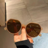 Luxury Geometric Sunglasses Vintage Fashion Big Frame Sunshades-Sunglasses-Arimonz-Arimonz