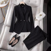 Luxury Ladies Blazer Jacket and Pants Fashion Career Formal Attire-Wear To Work Sets-Arimonz-Arimonz