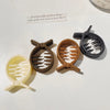 Matte Round Grab Ponytail Fixed Gripper Retro Shark Clip Head Hairpin-Hair Accessories-Arimonz-Arimonz