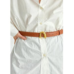 Metal Nail Buckle Belt Shirt Belt Women Belt Jean Waist Dress Belt-Belts-Arimonz-Arimonz