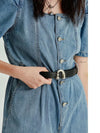 Metal Nail Buckle Belt Shirt Belt Women Belt Jean Waist Dress Belt-Belts-Arimonz-Arimonz