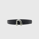 Metal Nail Buckle Belt Shirt Belt Women Belt Jean Waist Dress Belt-Belts-Arimonz-Black Silver-Arimonz