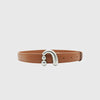 Metal Nail Buckle Belt Shirt Belt Women Belt Jean Waist Dress Belt-Belts-Arimonz-Brown Silver-Arimonz