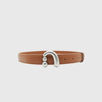 Metal Nail Buckle Belt Shirt Belt Women Belt Jean Waist Dress Belt-Belts-Arimonz-Brown Silver-Arimonz