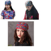 Mexican Style Ethnic Vintage Embroidery Flowers Hat Women Beanies Hat-Women's Caps-Arimonz-3pc-Arimonz