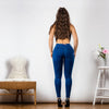 Mid-Rise Super Stretch Skinny Jeans Pull On Straight Leg Bum Jeggings-Skinny Jeans-Arimonz-Arimonz