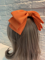 Multi Layer Bow Hair Pin Barrettes Fashion Hair Clip Hair Accessories-Hair Accessories-Arimonz-Orange-Arimonz