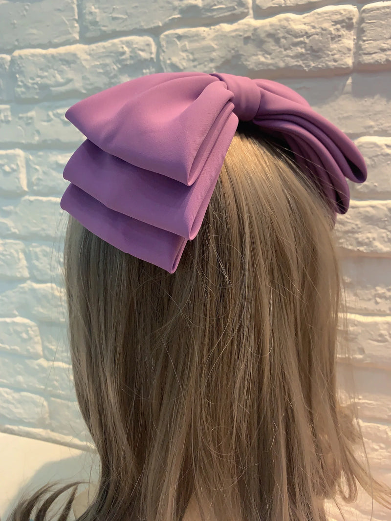 Multi Layer Bow Hair Pin Barrettes Fashion Hair Clip Hair Accessories-Hair Accessories-Arimonz-Purple-Arimonz