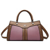 Multi Layered Women Handbag Soft Leather Messenger Bag Crossbody Bag-Handbags-Arimonz-Purple-Arimonz