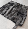 Multi Pocket Y2k Skirt Mini A Line Women Denim Skirts Streetwear-Denim Skirts-Arimonz-Arimonz