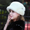 Natural Whole Fur Winter Cap Warm Fashion Real Mink Fur Hat-Winter Hats-Arimonz-Arimonz