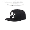 NY Letter Embroidery Snapback Hat Adjustable Sunscreen Leisure Hat-Women's Caps-Arimonz-Arimonz
