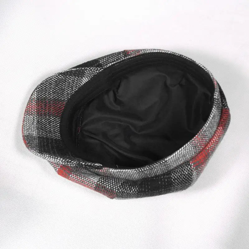 Octagonal Hat Women Wool Beret Felt Newsboy Cap Felt Ivy Cap-Winter Hats-Arimonz-Arimonz
