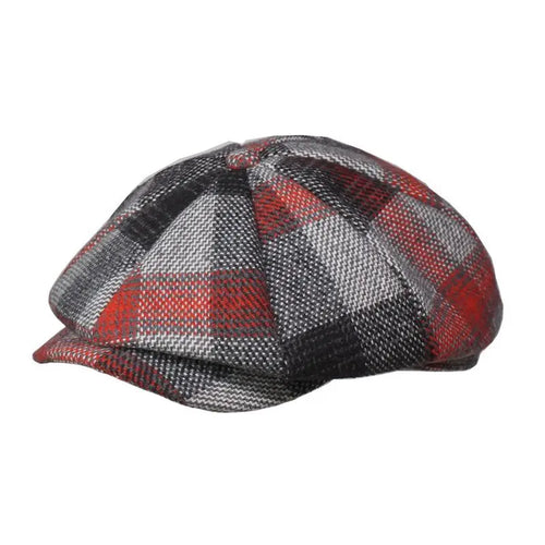 Octagonal Hat Women Wool Beret Felt Newsboy Cap Felt Ivy Cap-Winter Hats-Arimonz-Arimonz