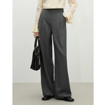 Office Lady Temperament Short Single Button Blazer Full Length Trouser-Wear To Work Sets-Arimonz-Arimonz