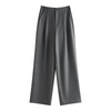 Office Lady Temperament Short Single Button Blazer Full Length Trouser-Wear To Work Sets-Arimonz-Grey pants-XS-Arimonz