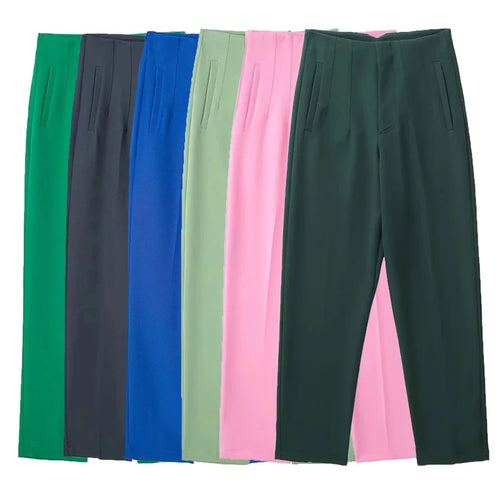 Office Wear High waist Pants Formal Pant Office outfits Pencil Trouser-Pants-Arimonz-Arimonz