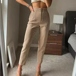 Office Wear High waist Pants Formal Pant Office outfits Pencil Trouser-Pants-Arimonz-Arimonz