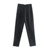 Office Wear High waist Pants Formal Pant Office outfits Pencil Trouser-Pants-Arimonz-black-S-Arimonz