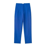 Office Wear High waist Pants Formal Pant Office outfits Pencil Trouser-Pants-Arimonz-BrightBlue-S-Arimonz