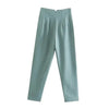 Office Wear High waist Pants Formal Pant Office outfits Pencil Trouser-Pants-Arimonz-green-S-Arimonz