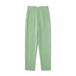 Office Wear High waist Pants Formal Pant Office outfits Pencil Trouser-Pants-Arimonz-Mint-S-Arimonz