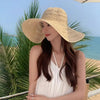 Oversized Brim Sun Straw Hollow Hat for Women Sunshade UV Protection-Summer Hats-Arimonz-Arimonz