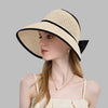 Oversized Floppy Large Brim Straw Hat Foldable Bowknot Protection Cap-Summer Hats-Arimonz-Arimonz