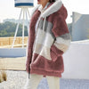 Oversized Plush Hooded Jacket Women’s Warm Winter Streetwear Coat-Fuzzy Jackets-Arimonz-Pink-S-Arimonz
