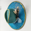 Painted Suede Fedora Hat Panama Spring Autumn Fashion Wide Brim Hat-Hats-Arimonz-02-56-58CM/22"-Arimonz