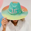 Painted Suede Fedora Hat Panama Spring Autumn Fashion Wide Brim Hat-Hats-Arimonz-Arimonz