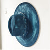 Painted Suede Fedora Hat Panama Spring Autumn Fashion Wide Brim Hat-Hats-Arimonz-Arimonz
