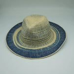 Panshi Handmade Paper Straw Sun Hat Fedora Jazz Wide Brim Beach Hat-Summer Hats-Arimonz-Arimonz