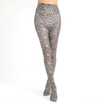 Pantyhose Women Tights Leopard Print Flowers Butterfly Pantyhose-Socks & Tights-Arimonz-4-one size-Arimonz