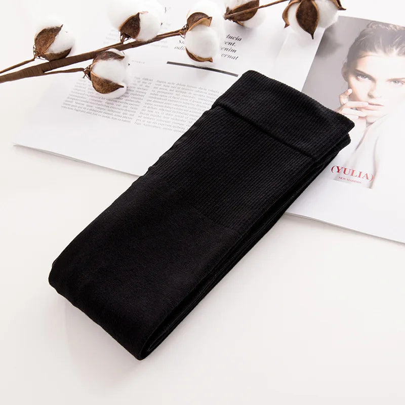 Plus Size Thicken Woolen Cloth Pantyhose Autumn Winter Cotton Tights-Socks & Tights-Arimonz-Black-Fits 65-95kg-Arimonz