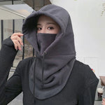 Plush Fleece Balaclava Hat Winter Windproof Thicken Warm Outdoor Cap-Winter Hats-Arimonz-Arimonz