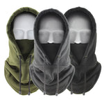 Plush Fleece Balaclava Hat Winter Windproof Thicken Warm Outdoor Cap-Winter Hats-Arimonz-Arimonz