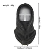 Plush Fleece Balaclava Hat Winter Windproof Thicken Warm Outdoor Cap-Winter Hats-Arimonz-Arimonz