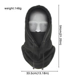 Plush Fleece Balaclava Hat Winter Windproof Thicken Warm Outdoor Cap-Winter Hats-Arimonz-Arimonz