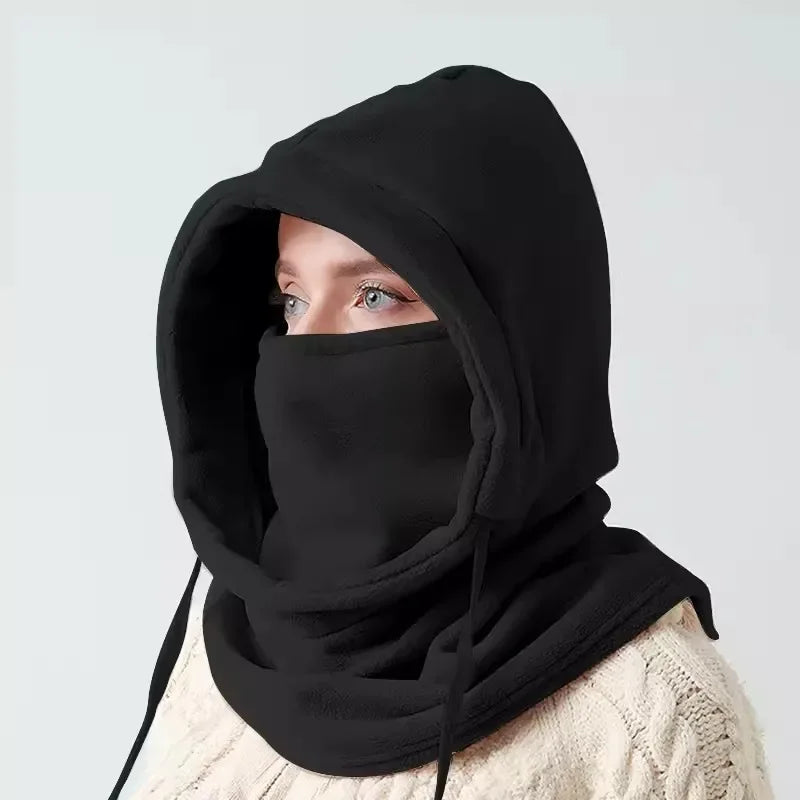 Plush Fleece Balaclava Hat Winter Windproof Thicken Warm Outdoor Cap-Winter Hats-Arimonz-Arimonz