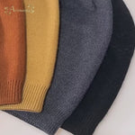Winter Solid Color Real Cashmere Beanies Best Matched Beanies