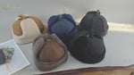 High Quality Real Fur Hat Lamb Wool Winter Bomber Hats Earflaps Cap